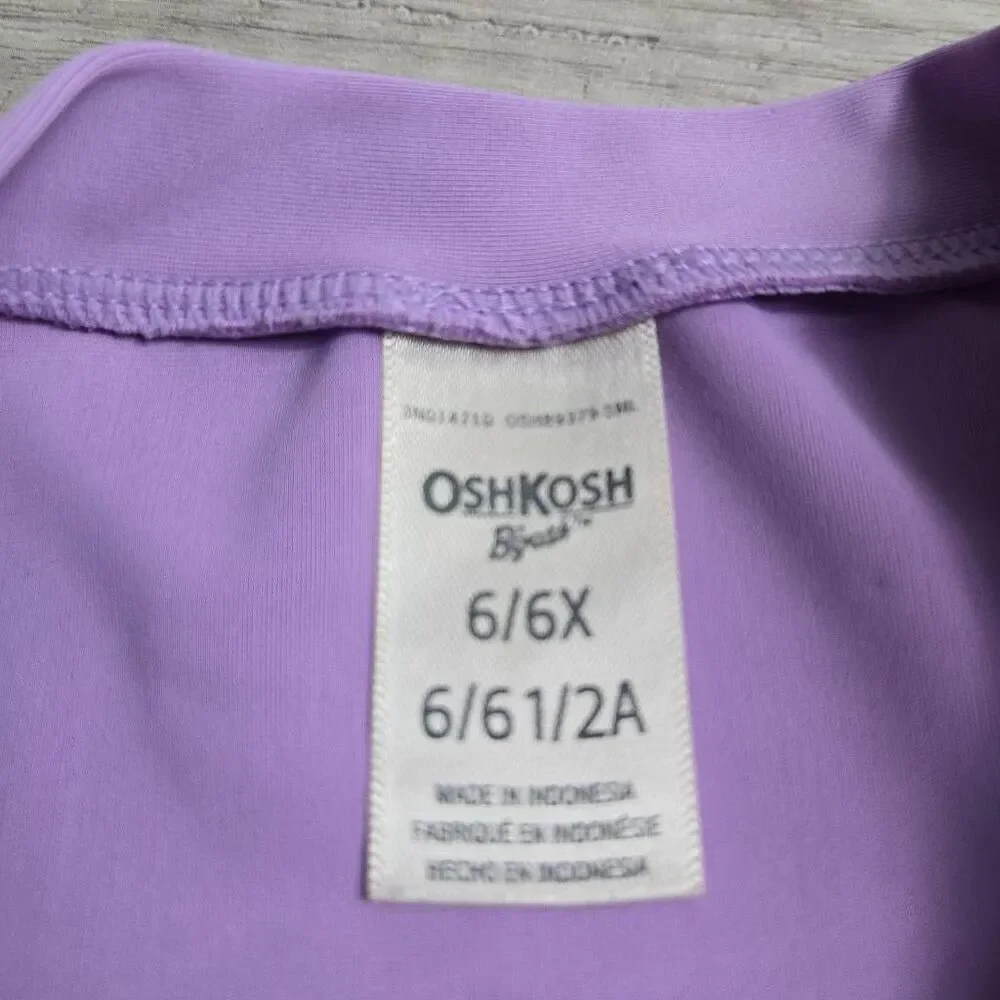 Oshkosh longsleeve tankini swimsuit S6/6x